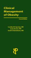 Clinical Management of Obesity, 2E Cover