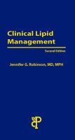 Clinical Lipid Management, 2E Cover